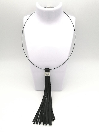 'Verge' Tasselled Pendant Necklace